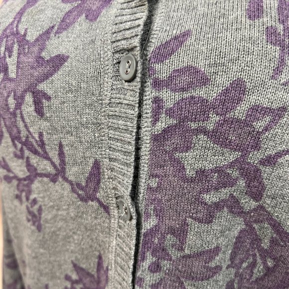 📌Sonoma Cotton Floral Design Long Sleeves Cosy Cardigan - Picture 5 of 13